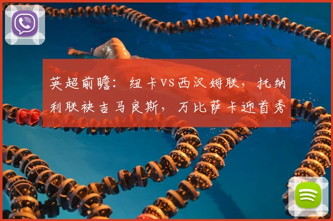 英超前瞻:纽卡vs西汉姆联,托纳利联袂吉马良斯,万比萨卡迎首秀